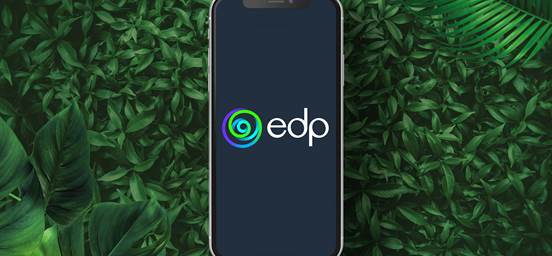 Telemóvel com logotipo EDP