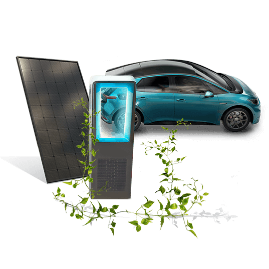 Carregue o seu carro com a energia solar