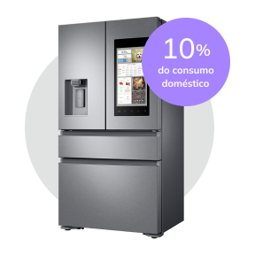 Poupar na refrigeração dos alimentos