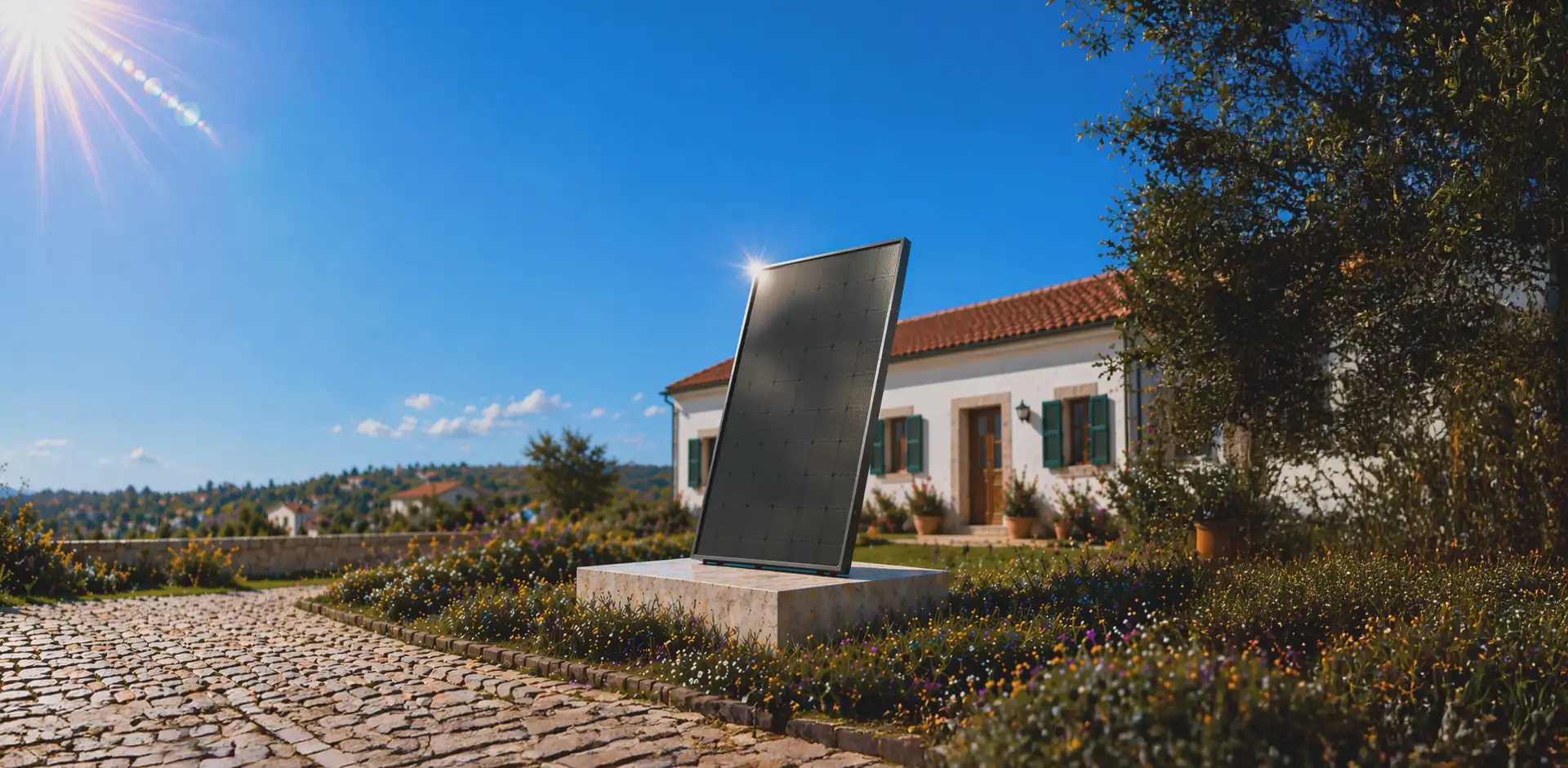 Painel solar premium