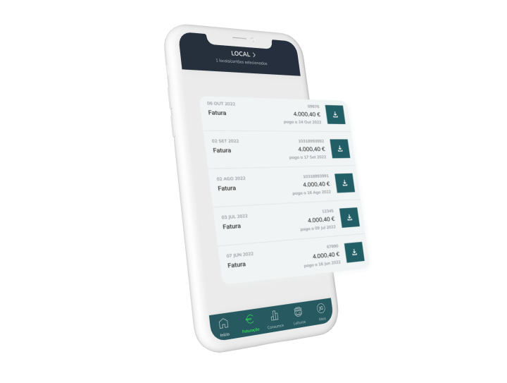 App edp com função de validar faturas